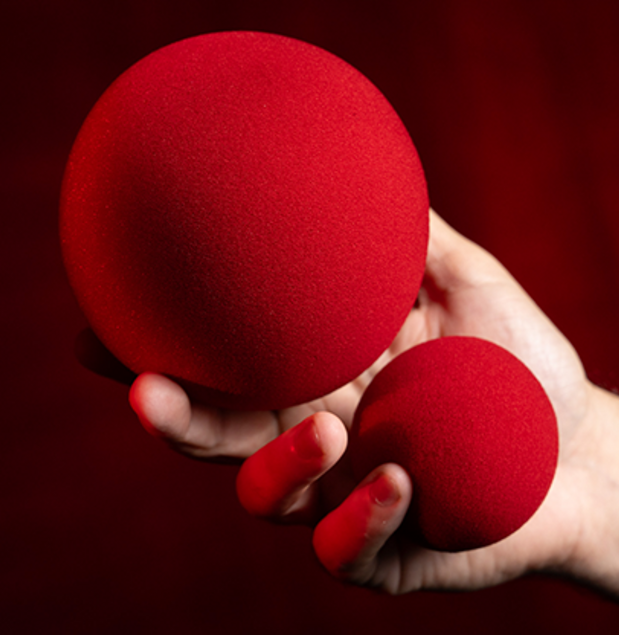 Magic growing sponge balls jumbo red Murphy's Magic Trick