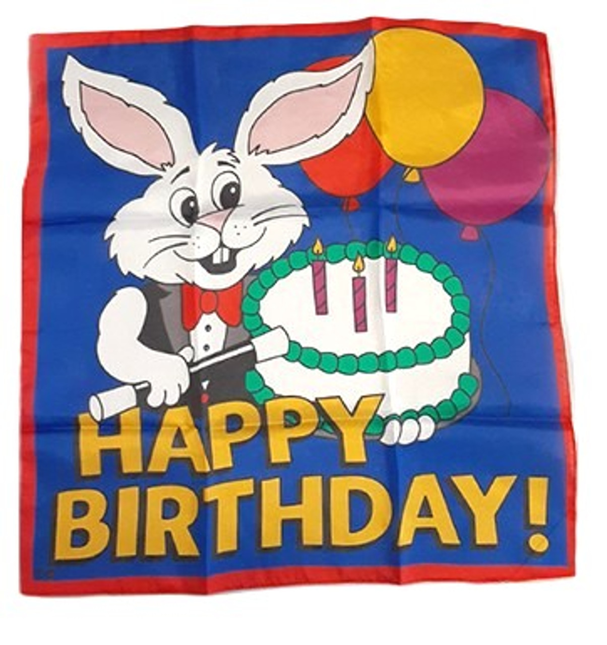 Happy Birthday Silk 18 inch Goshman David Ginn