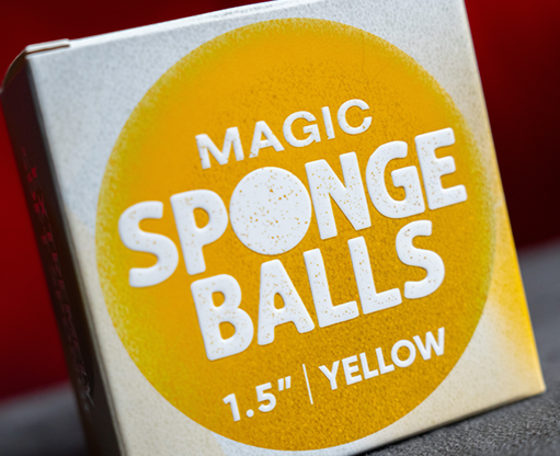 Yellow 1.5 inch sponge balls Murphy's Magic