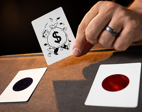 Colour Spot Monte Card Trick 