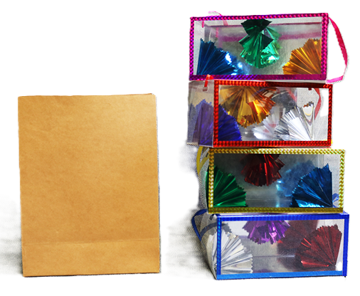 Dream Bag appearing flowers magic trick boxes