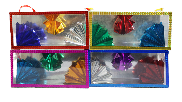 Dream Bag appearing flowers magic trick boxes