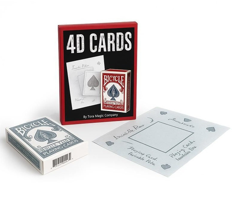 4D Cards by Tora Magic Trick Illusion