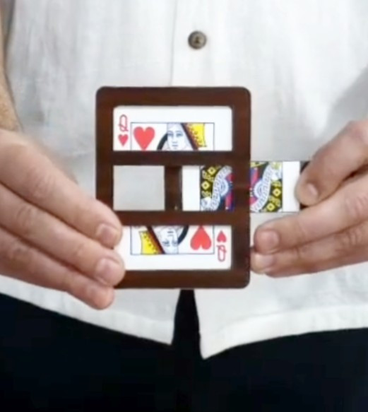 Split Card Zig Zag Illusion Cut and Restored DiFatta Tora magic