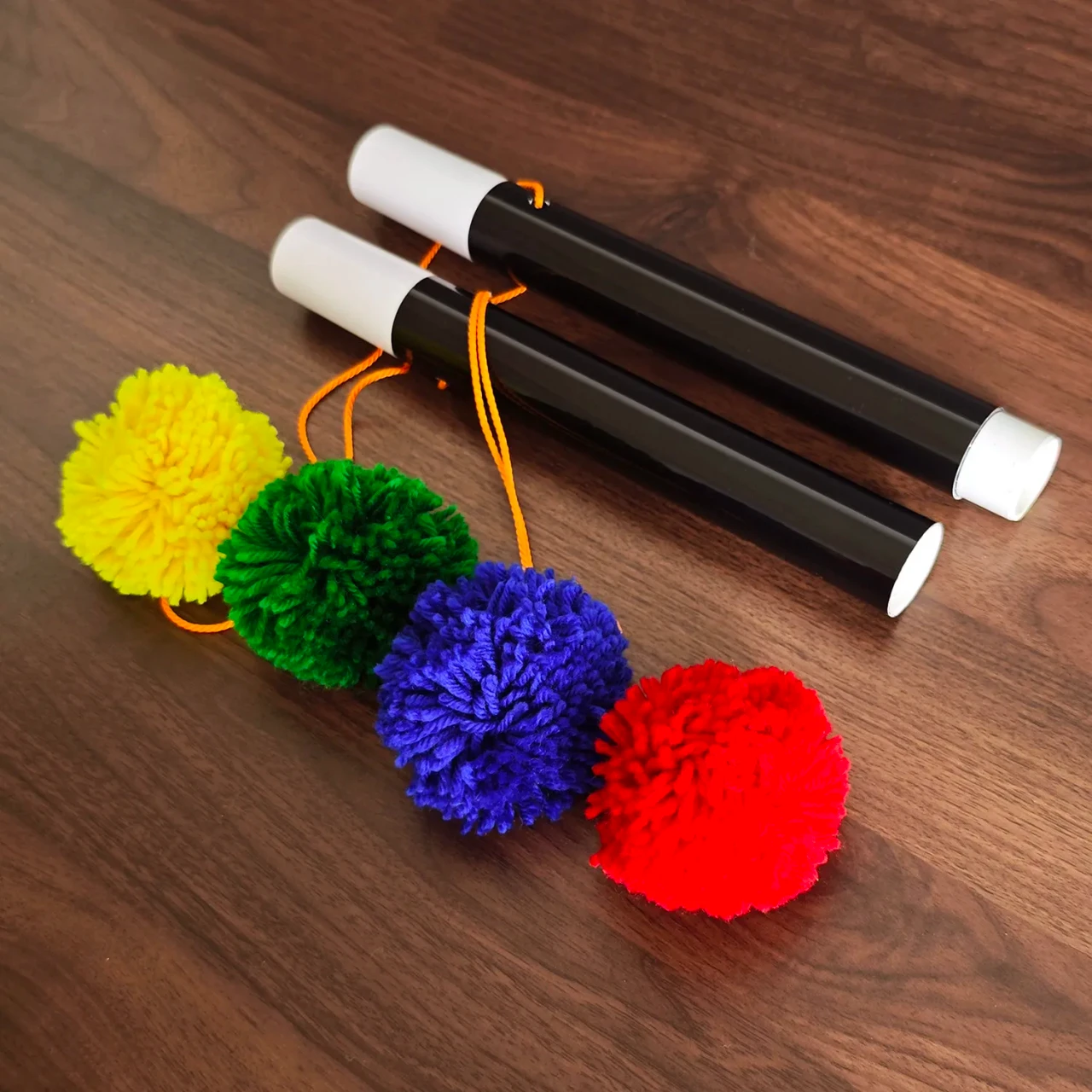 Pom Pom wand pole magic trick family comedy