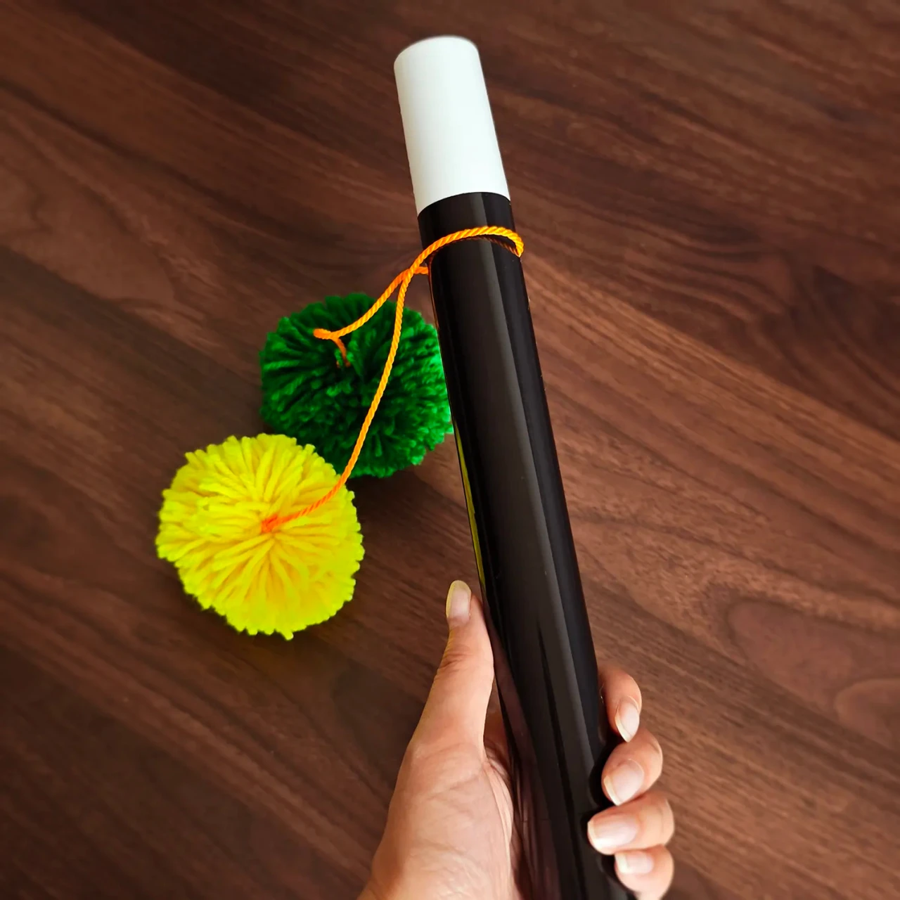 Pom Pom wand pole magic trick family comedy