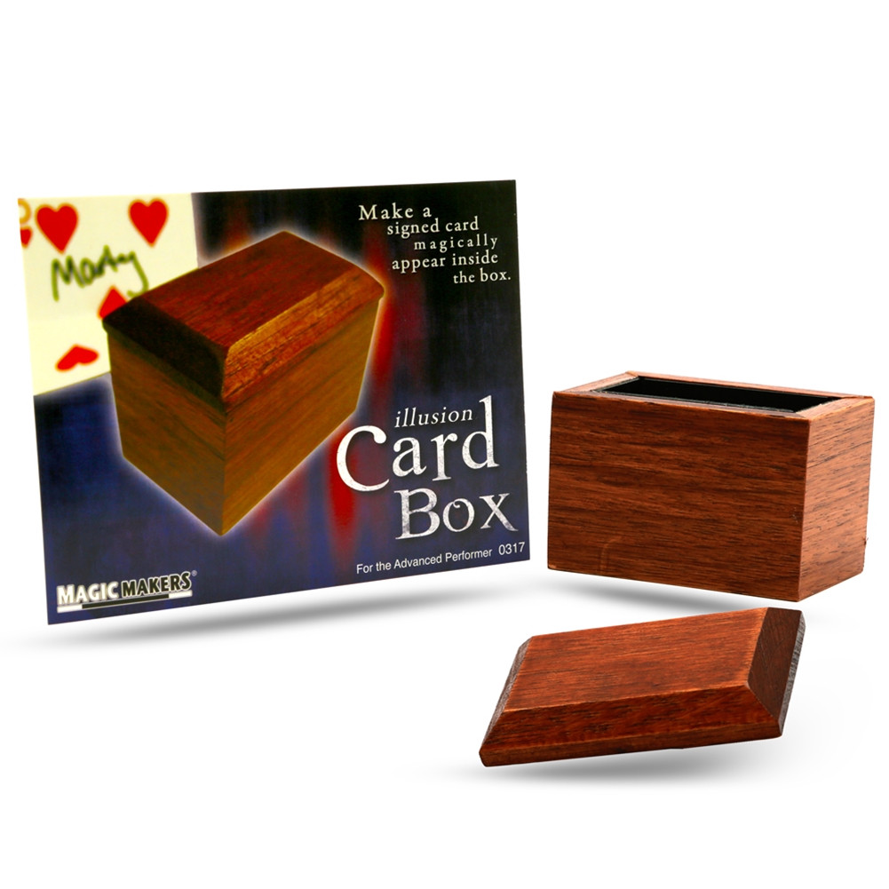 Illusion Card Box The signed card magically appear inside the box