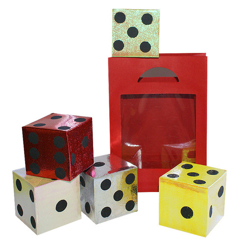 DiFatta Magic Trick Dice from Empty Bag Appearing Cubes