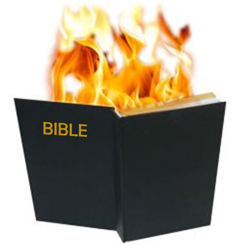 Hot Bible -  Flames Burst from Your Bible! - Guaranteed to Get Gasps -  Pentecost. Holy Spirit.