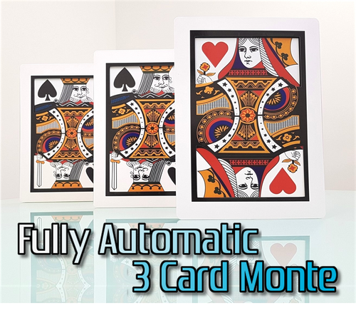 Automatic Three Card Monte Jumbo Magic Card Trick Gospel