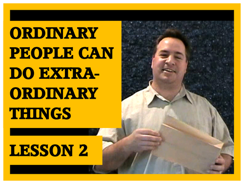 Gospel Magic Lesson Trick 1 Ordinary People Doing Extraordinary things