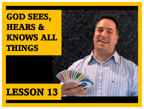 Gospel Magic Lesson Trick 13 - God sees, hears and knows all things