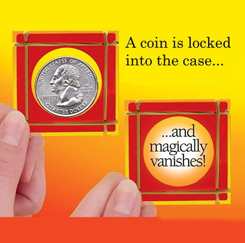 Crystal coin Case Gospel Magic Trick Difatta Crystal coin Case Gospel Magic Trick Difatta