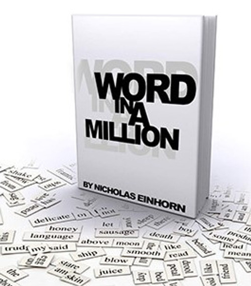 Word in a Million Book Test Nick Einhorn Magic Trick Mentalism Word in a Million Book Test Nick Einhorn Magic Trick Mentalism