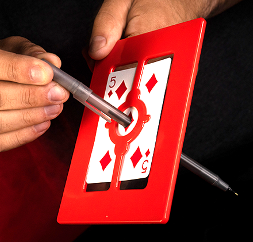 Fifth Dimension Apprentice Magic Murphy's Pen Pencil Through Card Glass Frame  Fifth Dimension Apprentice Magic Murphy's Pen Pencil Through Card Glass Frame