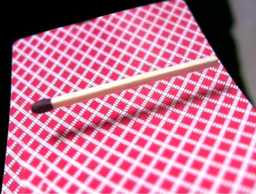 DiFatta Magic Trick Levitating Floating Match on Card DiFatta Magic Trick Levitating Floating Match on Card