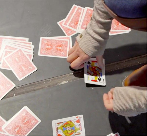Cards in the air Magic Trick DiFatta