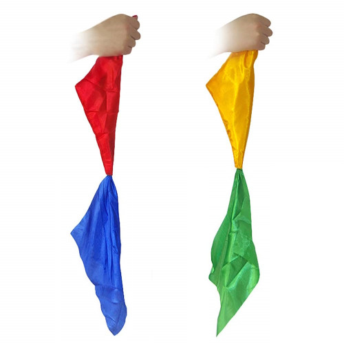 Double Colour Changing Hankies DiFatta Magic trick Double Colour Changing Hankies DiFatta Magic trick