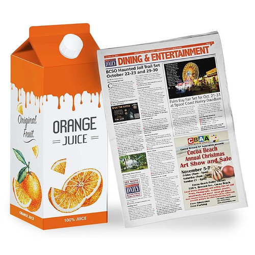 Juicy News by TORA Magic Trick Transformation Change Newspaper