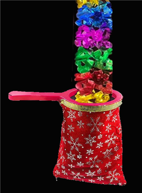 Snowflake Change Bag Magic Trick Prop Christmas Santa Snowflake Change Bag Magic Trick Prop Christmas Santa