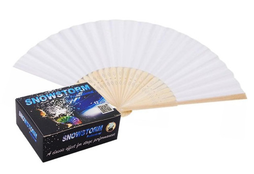 White Snow Storm Confetti Magic Trick in China Illusion