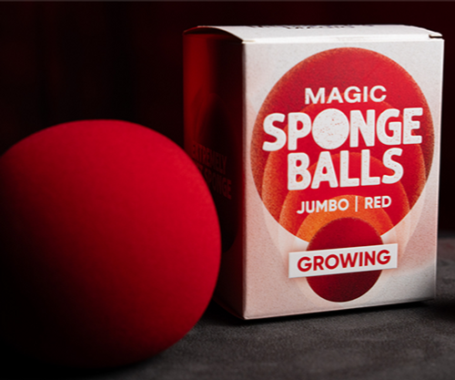 Magic growing sponge balls jumbo red Murphy's Magic Trick