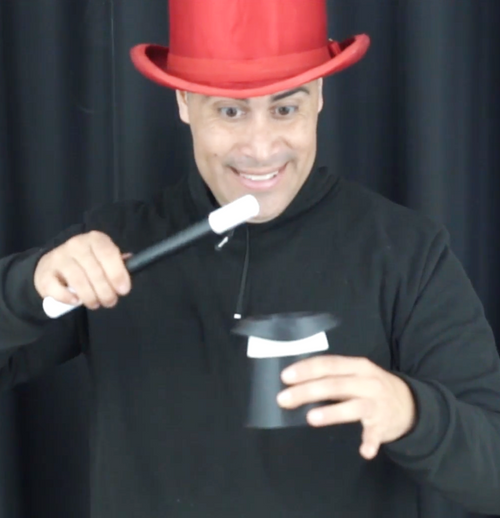 Magic Top Hat Water Liquid Mago Flash Kids Comedy
