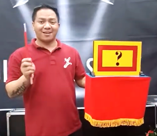 Backstage Elephant Vanishing Comedy Magic Trick