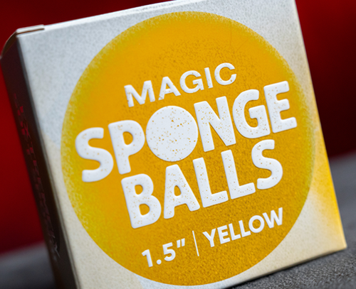 Yellow 1.5 inch sponge balls Murphy's Magic