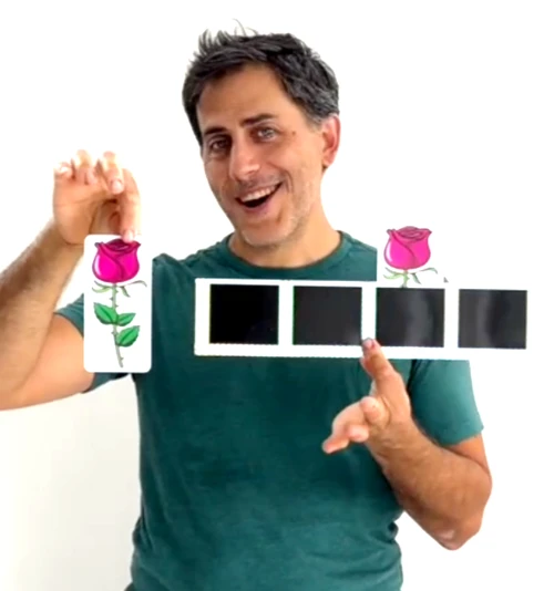 Flower prediction Rose kids mentalism magic bouquet