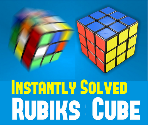 Instant Solved Rubik Cube Magic Trick Instant Solved Rubik Cube Magic Trick