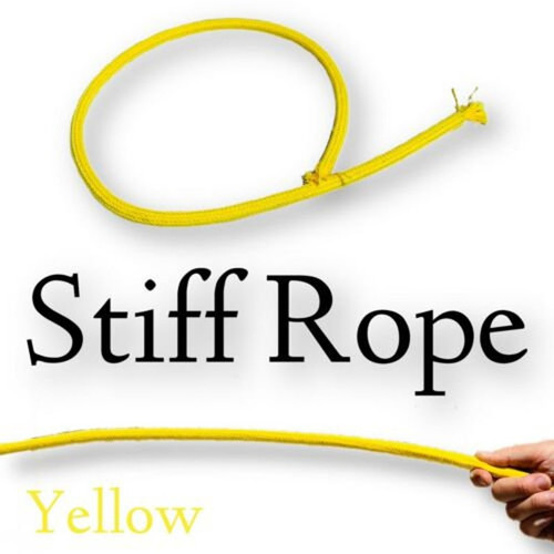 Stiff YELLOW Rope - PRO - This flexible rope becomes stiff and rigid at a click of your fingers! Stiff YELLOW Rope - PRO - This flexible rope becomes stiff and rigid at a click of your fingers!