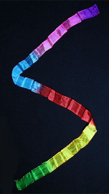 Magic Trick Streamer Rainbow Colour Gospel Silk Magic Trick Streamer Rainbow Colour Gospel Silk