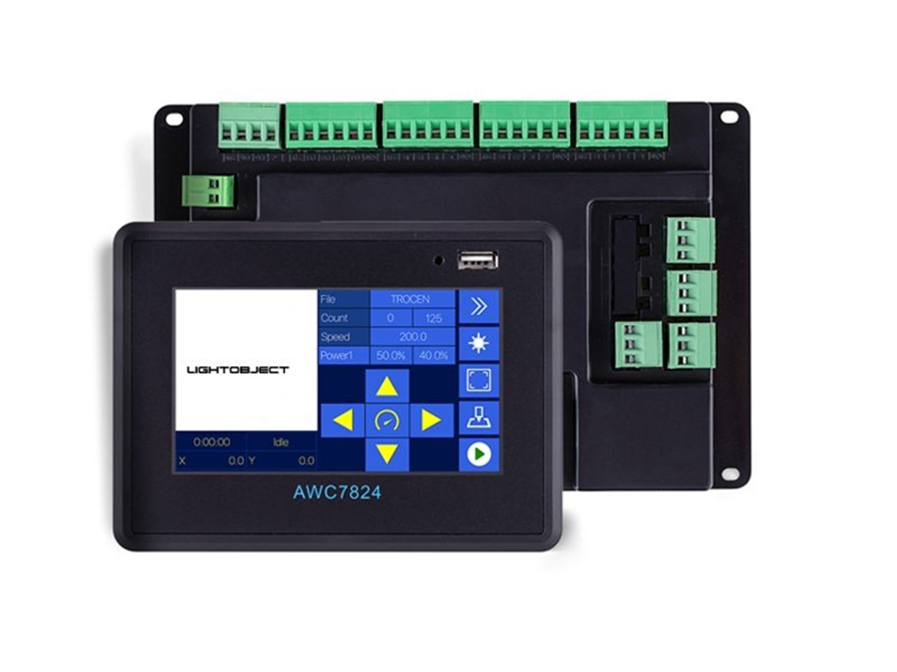 AWC7824 TouchScreen DSP Controller Card for CO2 Laser Engraving/Cutter with  Color Screen