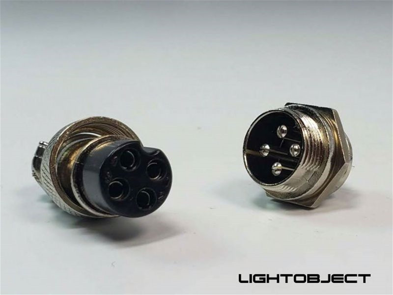 4 Prong Interlock Connectors - LightObject | Professional Laser Cutters ...
