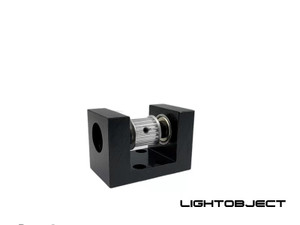 Y axis pulley for DIY CO2 laser (front)