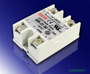 25A Solid State Relay SSR DC In AC Out 25A Solid State Relay SSR DC In AC Out