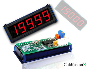 4-1/2 Digital Red LED 200A Current Meter 4-1/2 Digital Red LED 200A Current Meter