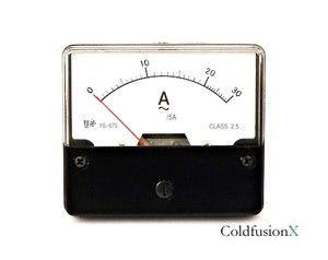 AC 0-30A Analog Current Panel Meter AC 0-30A Analog Current Panel Meter