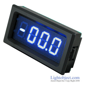 3-1/2 Digital Blue LED DC 2V 200V Meter (8135) 3-1/2 Digital Blue LED DC 2V 200V Meter (8135)