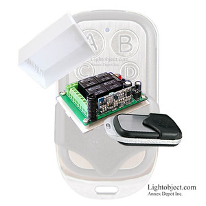 4CH RF Wireless Remote Control 1527 Tx/Rx Kit (Metal case) 4CH RF Wireless Remote Control 1527 Tx/Rx Kit (Metal case)
