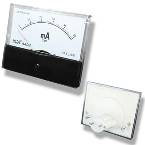 1Pcs DC 50V Analog Panel Volt Voltage Meter Voltmeter Gauge 44C2 DC  0-50V
