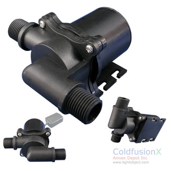 Heavy Duty 30L/m (475GPH) DC12V High Temperature (100C) Brushless Water pump w/ Speed Control