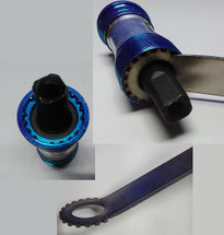 Cutting stainless steel tool for bicycle on CO2 laser