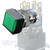 Square Green SPDT Push Button (Momentary) w/ light Square Green SPDT Push Button (Momentary) w/ light