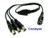 1 to 3 Y cable for power adapter sharing