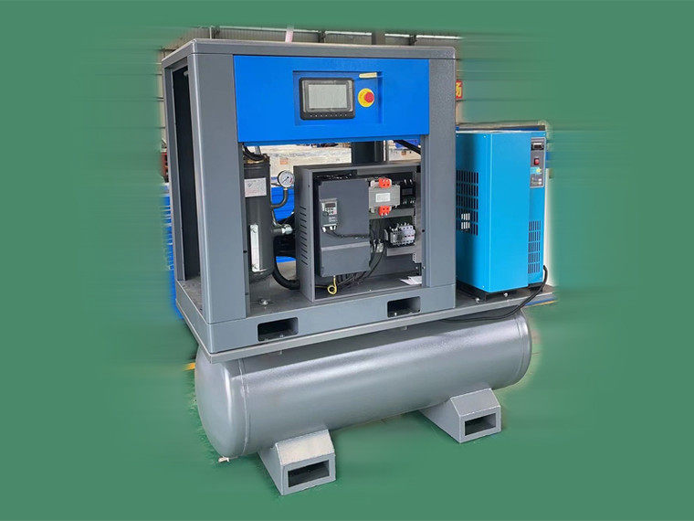 20Hp 100 gallons Industrial Screw Air Compressor w/ dryer