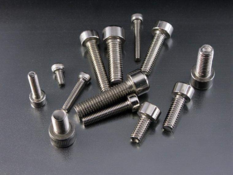 A pack of 10 metric M4 x 12mm hex screw