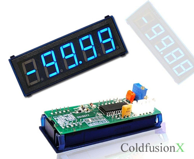 4-1/2 Digital Blue LED 100A Current Meter