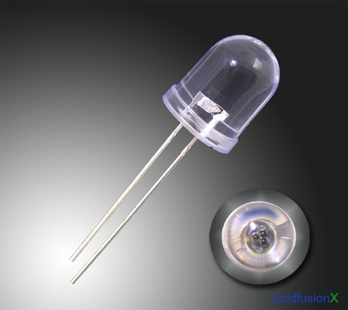 10 x 8mm 3-Chips 200mW Infrared (IR) 940nm LED (30deg pkgs of 10